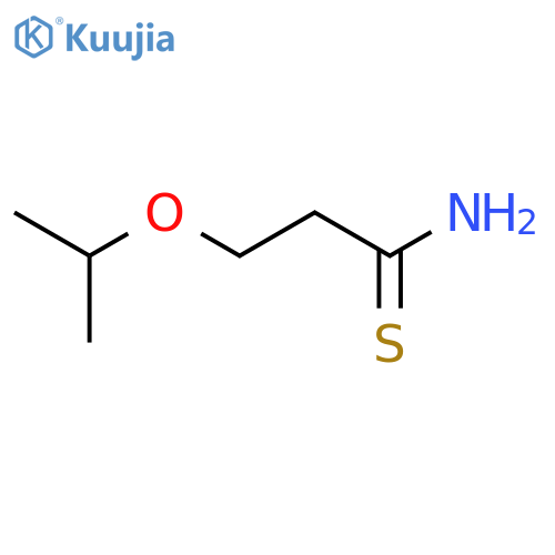 3-(propan-2-yloxy)propanethioamide structure