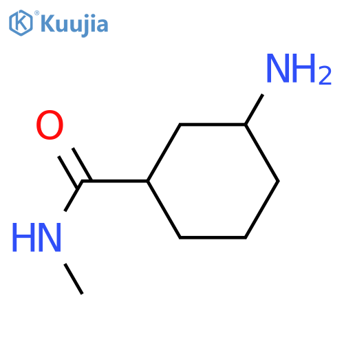 3-amino-N-methylcyclohexane-1-carboxamide structure