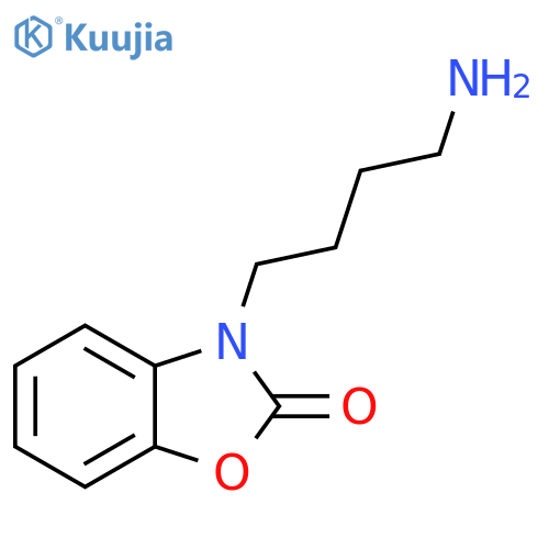 2(3H)-Benzoxazolone, 3-(4-aminobutyl)- structure