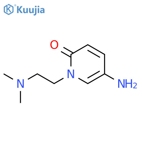 5-amino-1-2-(dimethylamino)ethyl-1,2-dihydropyridin-2-one structure