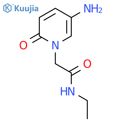 2-(5-Amino-2-oxo-1,2-dihydropyridin-1-yl)-n-ethylacetamide structure