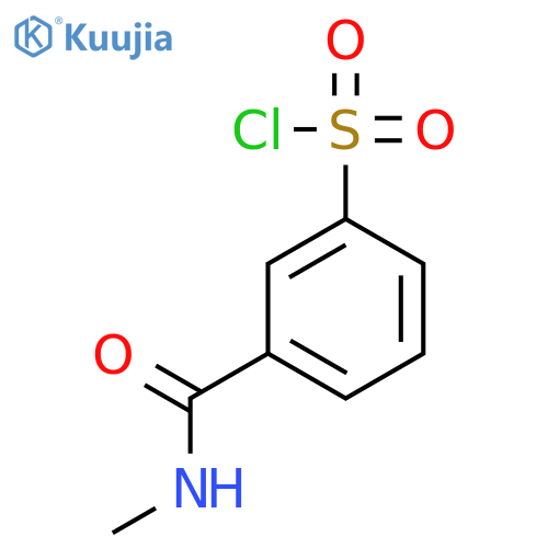3-(methylcarbamoyl)benzenesulfonyl Chloride structure