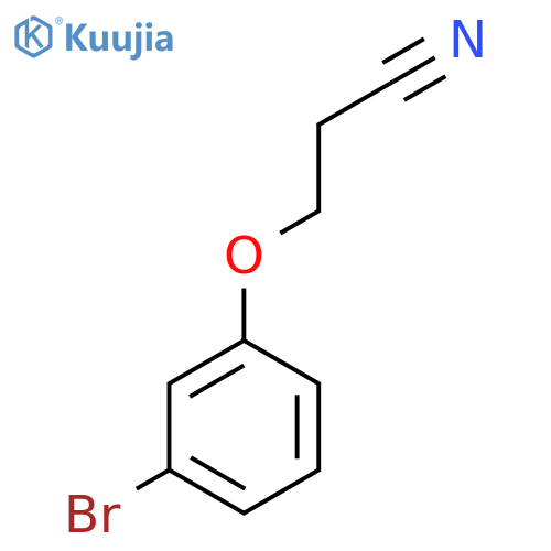 3-(3-Bromophenoxy)propanenitrile structure