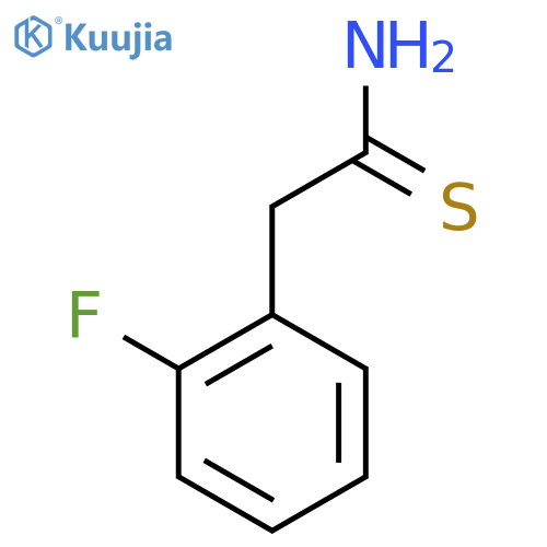 2-(2-Fluorophenyl)ethanethioamide structure
