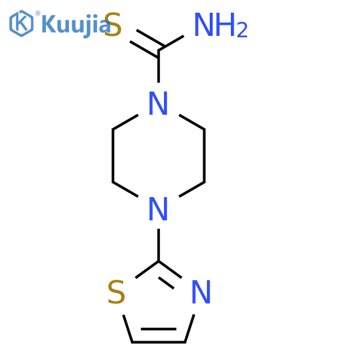 4-(1,3-Thiazol-2-yl)piperazine-1-carbothioamide structure