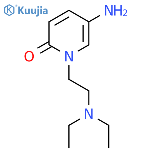 5-amino-1-2-(diethylamino)ethyl-1,2-dihydropyridin-2-one structure