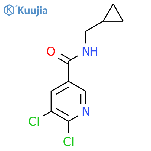 5,6-Dichloro-N-(cyclopropylmethyl)nicotinamide structure