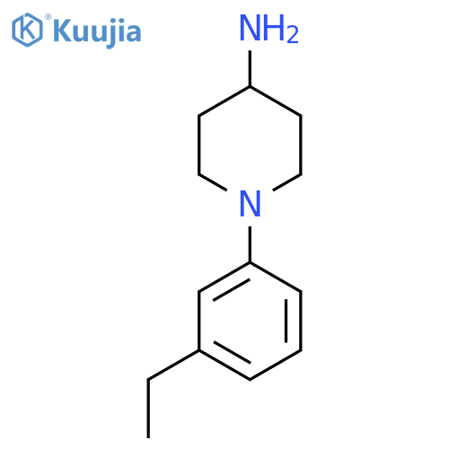 1-(3-Ethylphenyl)piperidin-4-amine structure
