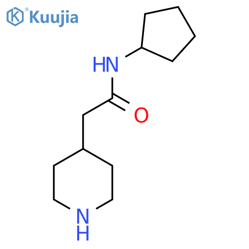 N-cyclopentyl-2-(piperidin-4-yl)acetamide structure