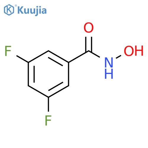 3,5-difluoro-N-hydroxybenzamide structure