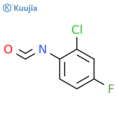 2-Chloro-4-fluoro-1-isocyanatobenzene structure