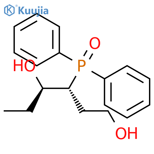 1,4-Hexanediol, 3-(diphenylphosphinyl)-, (R*,R*)- structure