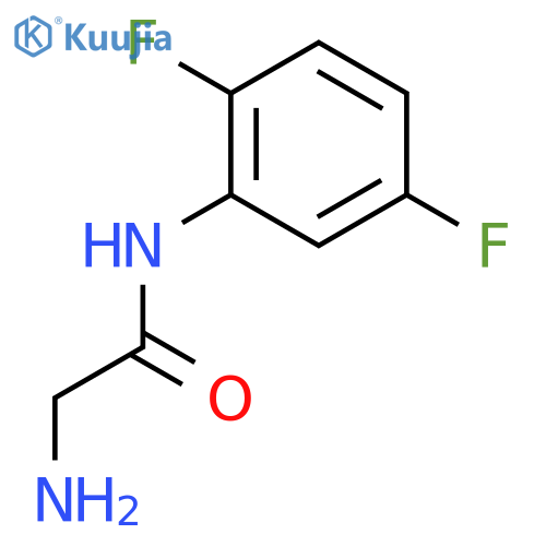 N-1-(2,5-Difluorophenyl)glycinamide structure