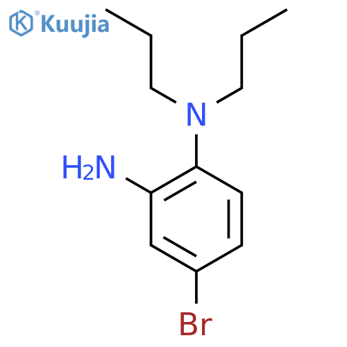 4-Bromo-N-1,N-1-dipropyl-1,2-benzenediamine structure