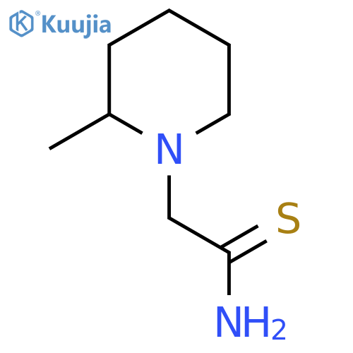 2-(2-Methylpiperidin-1-yl)ethanethioamide structure