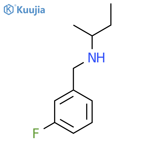 (butan-2-yl)(3-fluorophenyl)methylamine structure