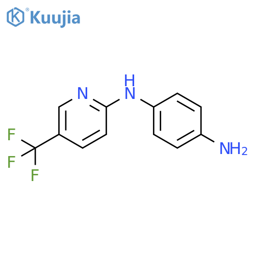 N1-5-(trifluoromethyl)pyridin-2-ylbenzene-1,4-diamine structure
