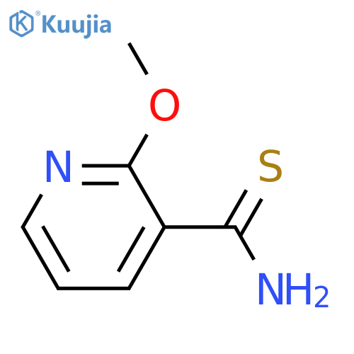 2-methoxypyridine-3-carbothioamide structure