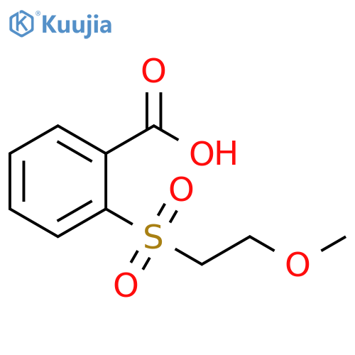 2-(2-Methoxyethyl)sulfonylbenzoic acid structure