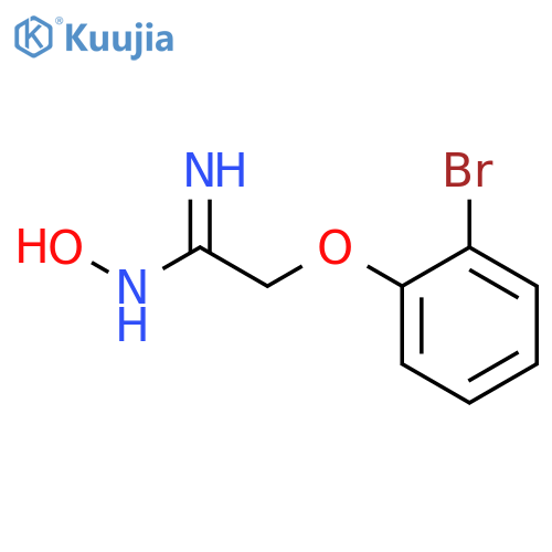 Ethanimidamide, 2-(2-bromophenoxy)-N-hydroxy- structure