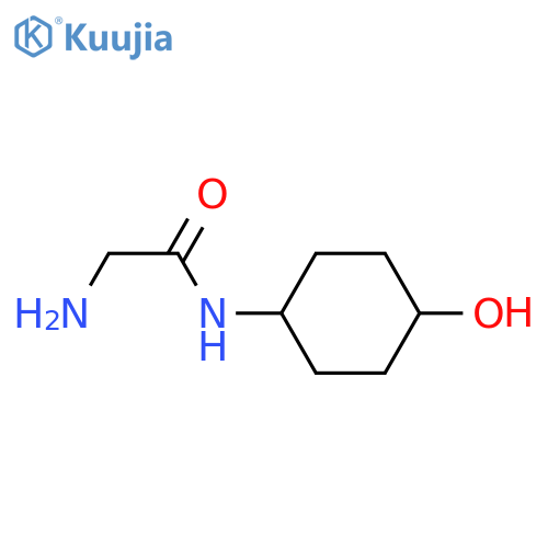 2-amino-N-(4-hydroxycyclohexyl)acetamide structure