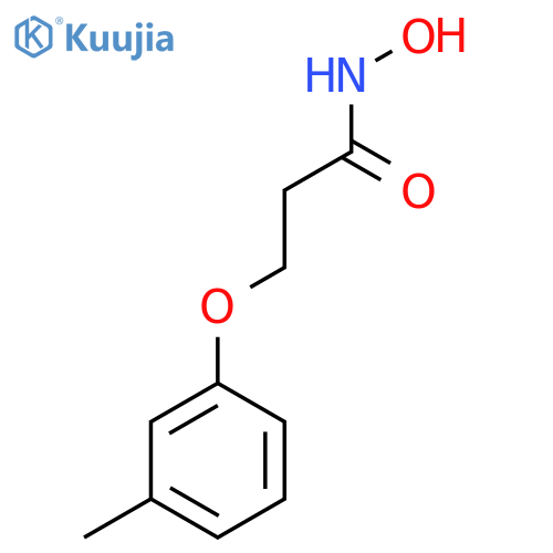 N-hydroxy-3-(3-methylphenoxy)propanamide structure