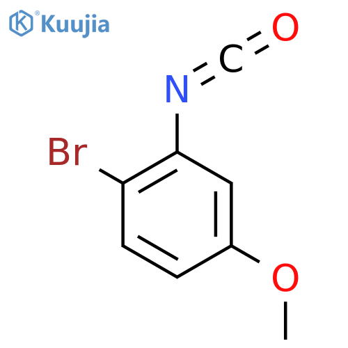 1-Bromo-2-isocyanato-4-methoxybenzene structure