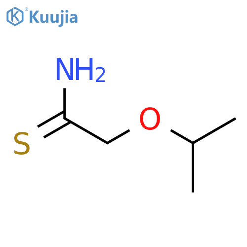 2-(Propan-2-yloxy)ethanethioamide structure