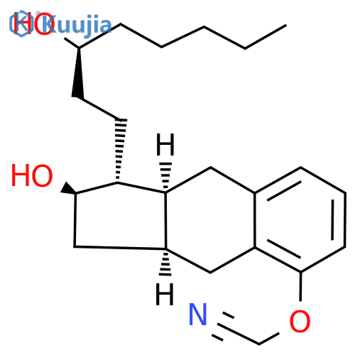 Descarboxymethyl Cyanomethyl Treprostinil structure