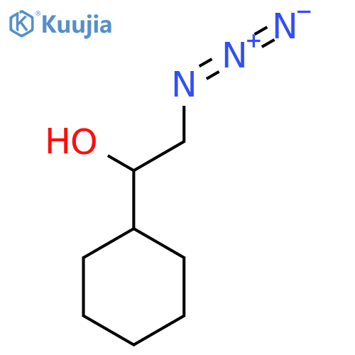 2-azido-1-cyclohexylethan-1-ol structure