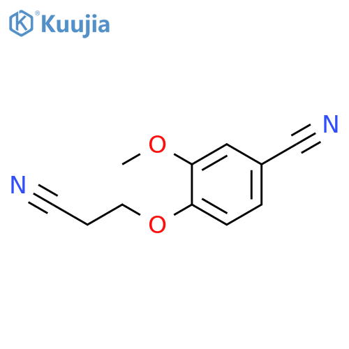 4-(2-cyanoethoxy)-3-methoxybenzonitrile structure