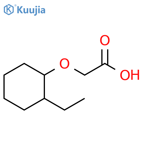 2-(2-Ethylcyclohexyl)oxyacetic Acid structure