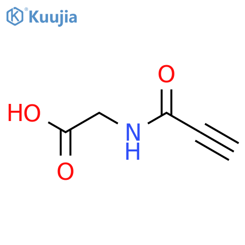 Glycine, N-(1-oxo-2-propyn-1-yl)- structure