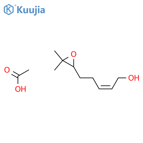 2-Penten-1-ol, 5-(3,3-dimethyloxiranyl)-, acetate, (Z)- structure