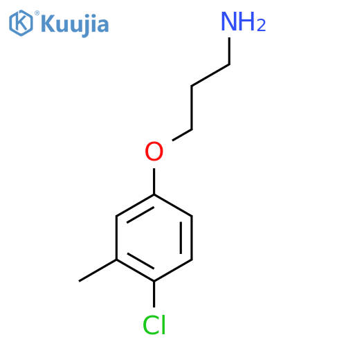 3-(4-chloro-3-methylphenoxy)propan-1-amine structure