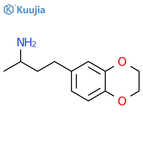 4-(2,3-dihydro-1,4-benzodioxin-6-yl)butan-2-amine structure