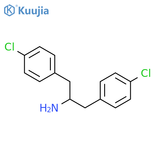 1,3-bis(4-chlorophenyl)propan-2-amine structure
