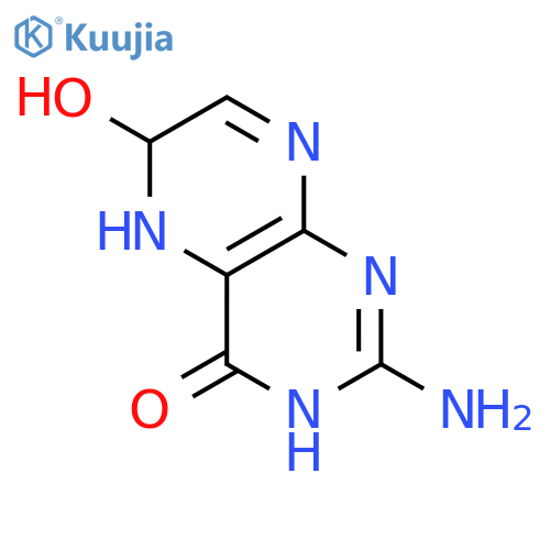 4(3H)-Pteridinone,2-amino-5,6-dihydro-6-hydroxy- structure