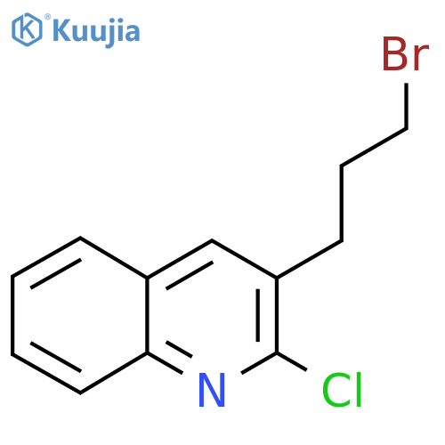 3-(3-bromopropyl)-2-chloroquinoline structure