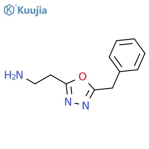 2-(5-benzyl-1,3,4-oxadiazol-2-yl)ethanamine structure