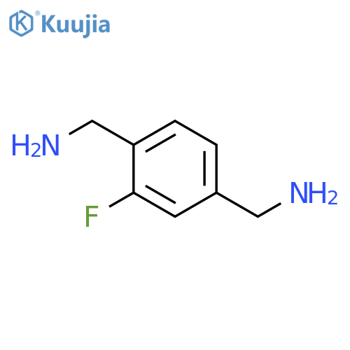 4-(Aminomethyl)-2-fluorophenylmethanamine structure