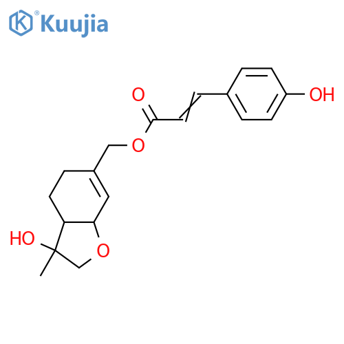 3,9-Epoxy-p-menth-1-ene-7,8-diol; 7-O-(4-Hydroxy-E-cinnamoyl) structure