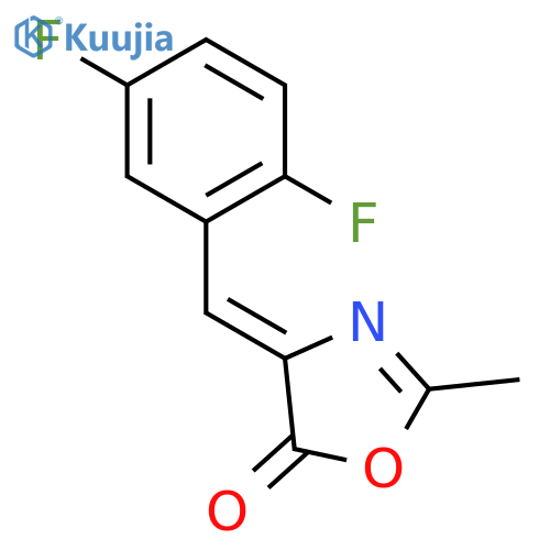 4-(2,5-Difluorobenzylidene)-2-methyloxazol-5(4H)-one structure