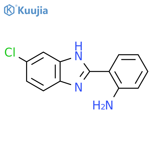 2-(5-chloro-1H-1,3-benzodiazol-2-yl)aniline structure