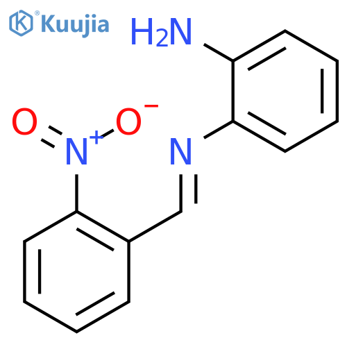 1,2-Benzenediamine, N-[(2-nitrophenyl)methylene]- structure