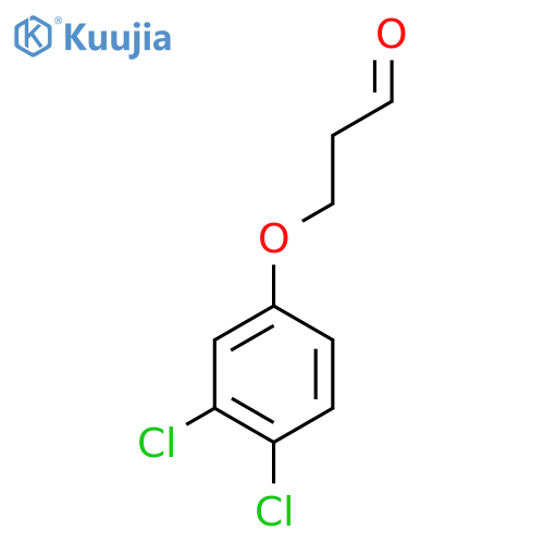 3-(3,4-Dichlorophenoxy)propanal structure