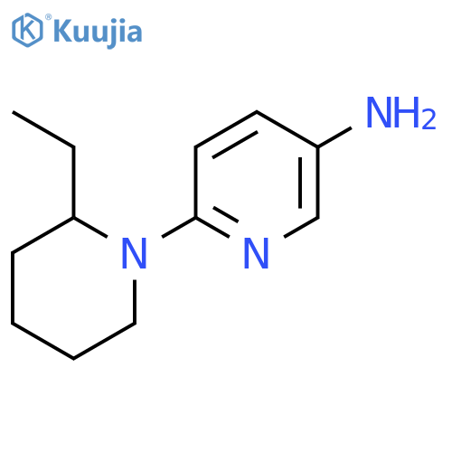 6-(2-ethylpiperidin-1-yl)pyridin-3-amine structure