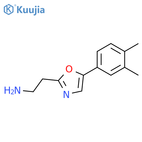 2-[5-(3,4-Dimethyl-phenyl)-oxazol-2-yl]-ethylamine structure