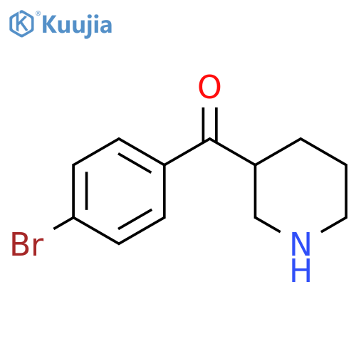 3-(4-bromobenzoyl)piperidine structure