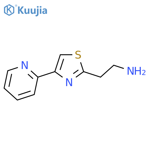 2-[4-(pyridin-2-yl)-1,3-thiazol-2-yl]ethan-1-amine structure
